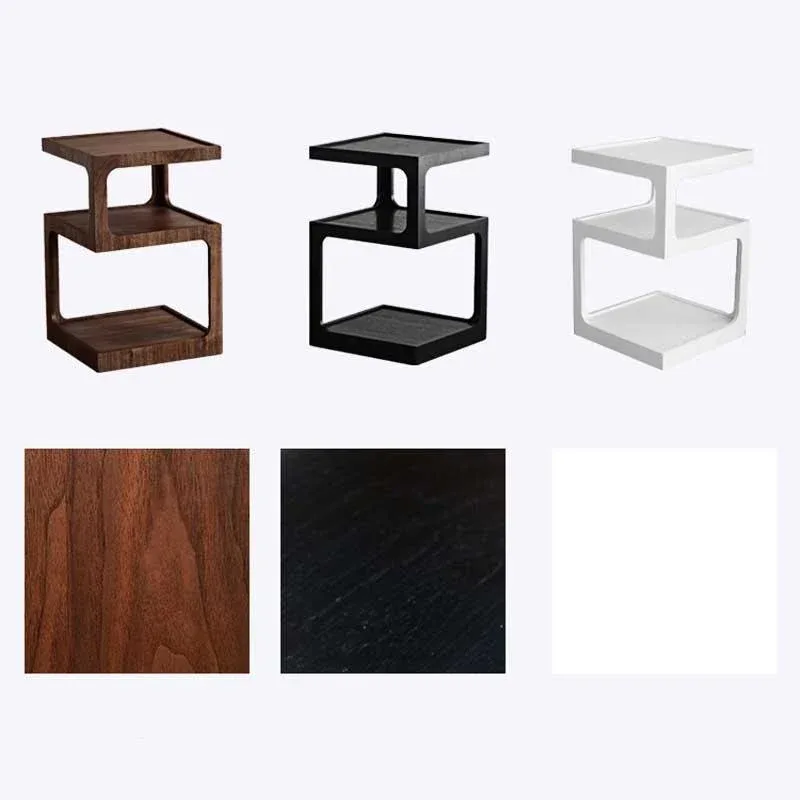 Square frame storage table